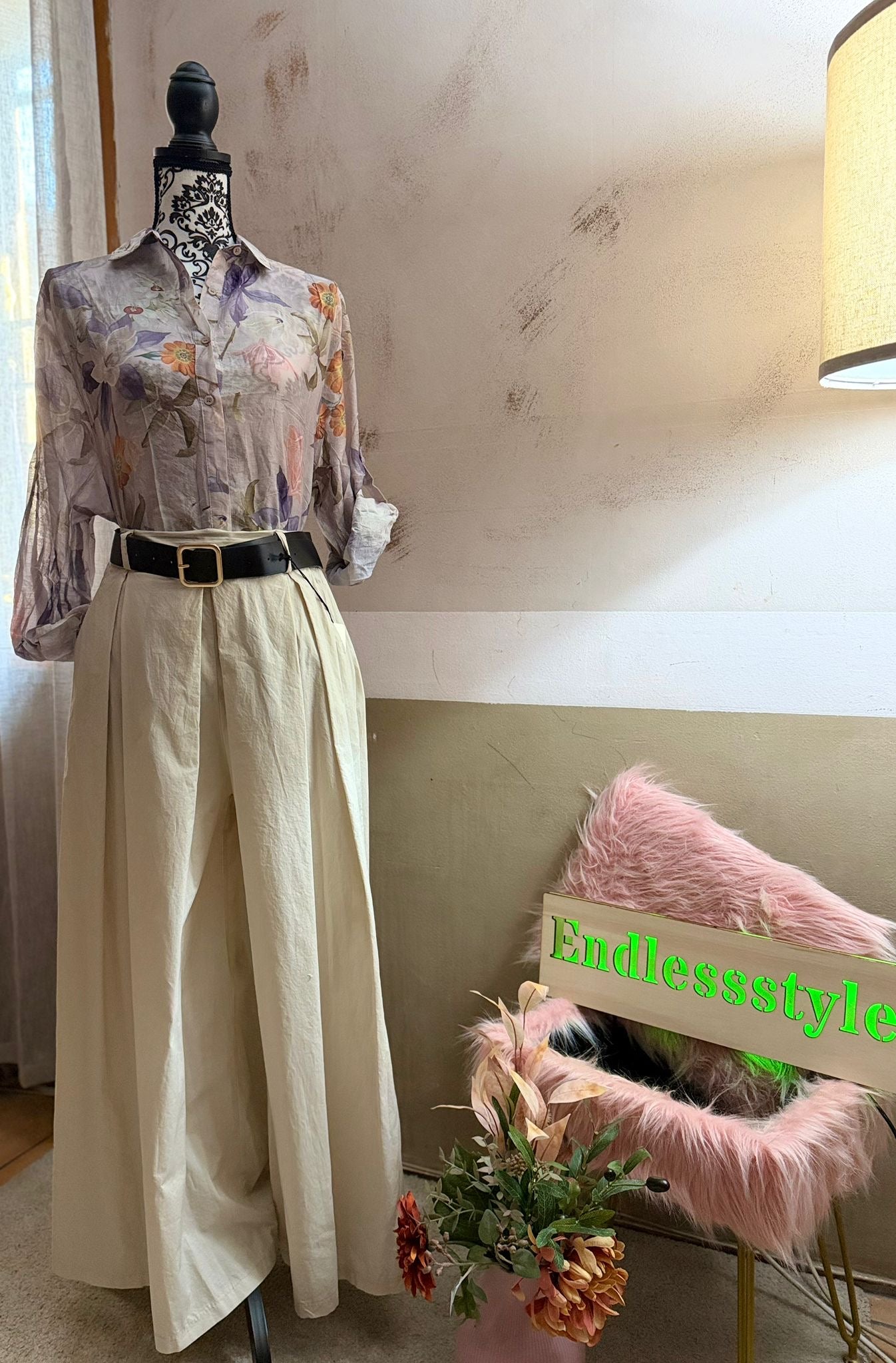 PANTALONE ZAMPA LARGA