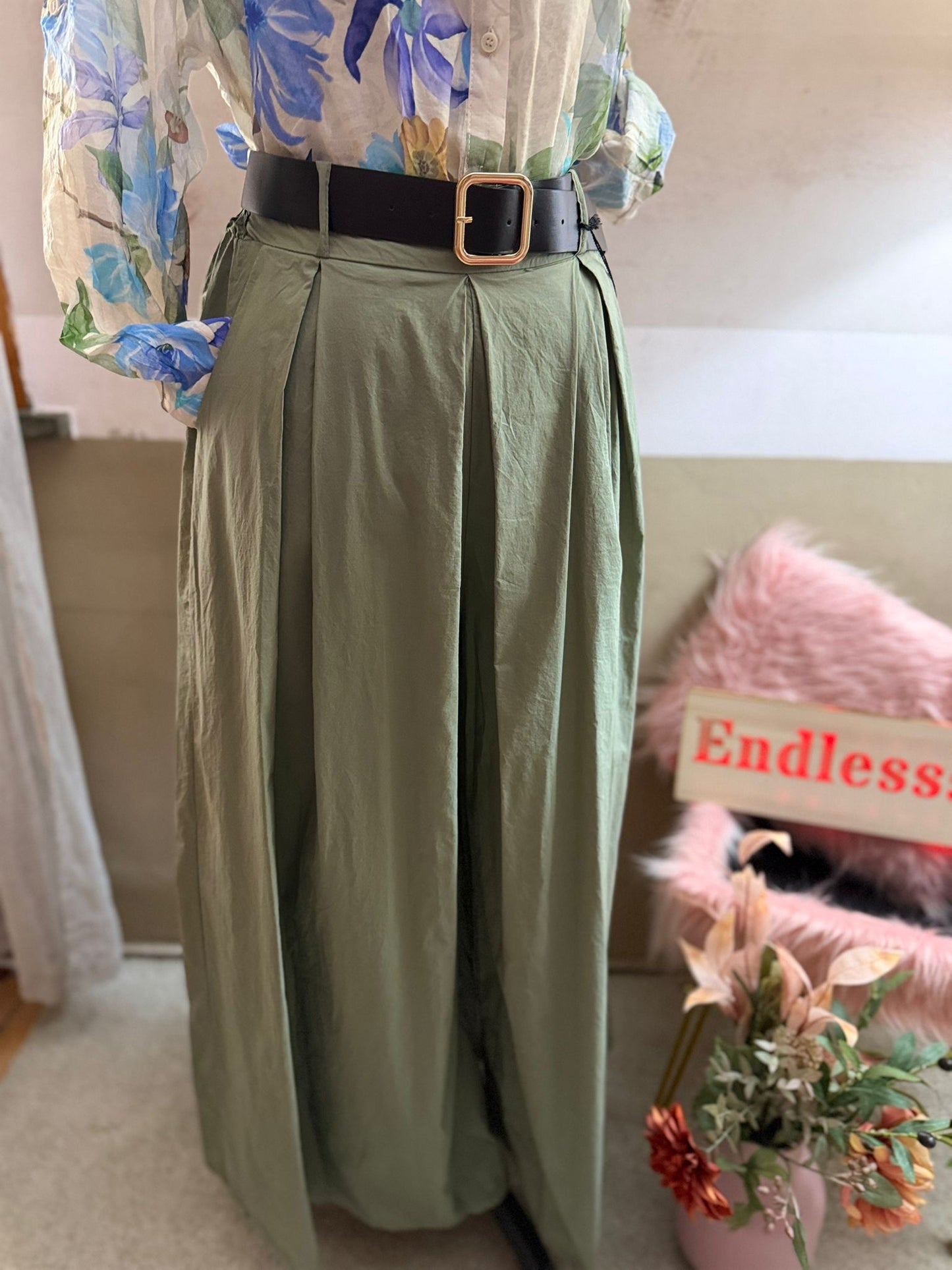 PANTALONE ZAMPA LARGA
